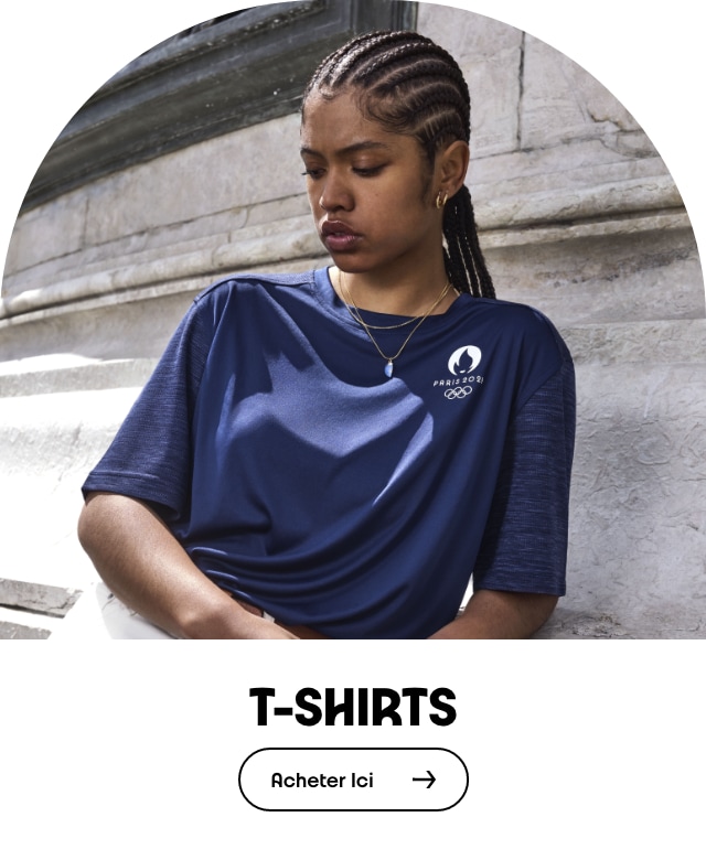 T-shirt Femme Paris 2024 – Collection Officielle JO, Coton Confortable Et Look Sportif Tendance